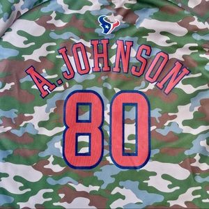 Texans A. Johnson Camo Jersey Youth Sz M (10/12)